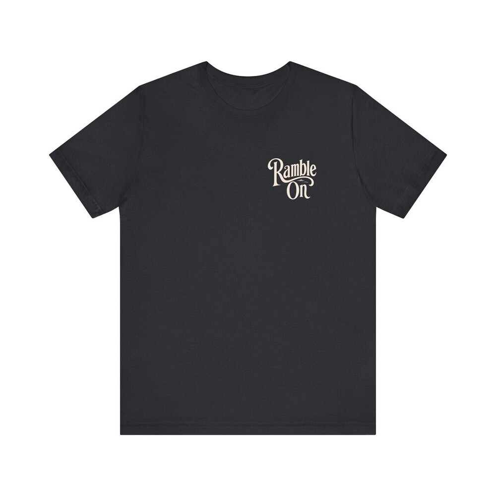 Ramble Graphic Tee Black Shirt